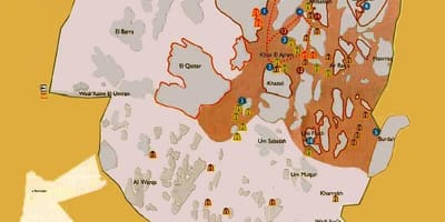 แผนที่ของ wadi เหล้ารัมไหมครับจอร์แดน
